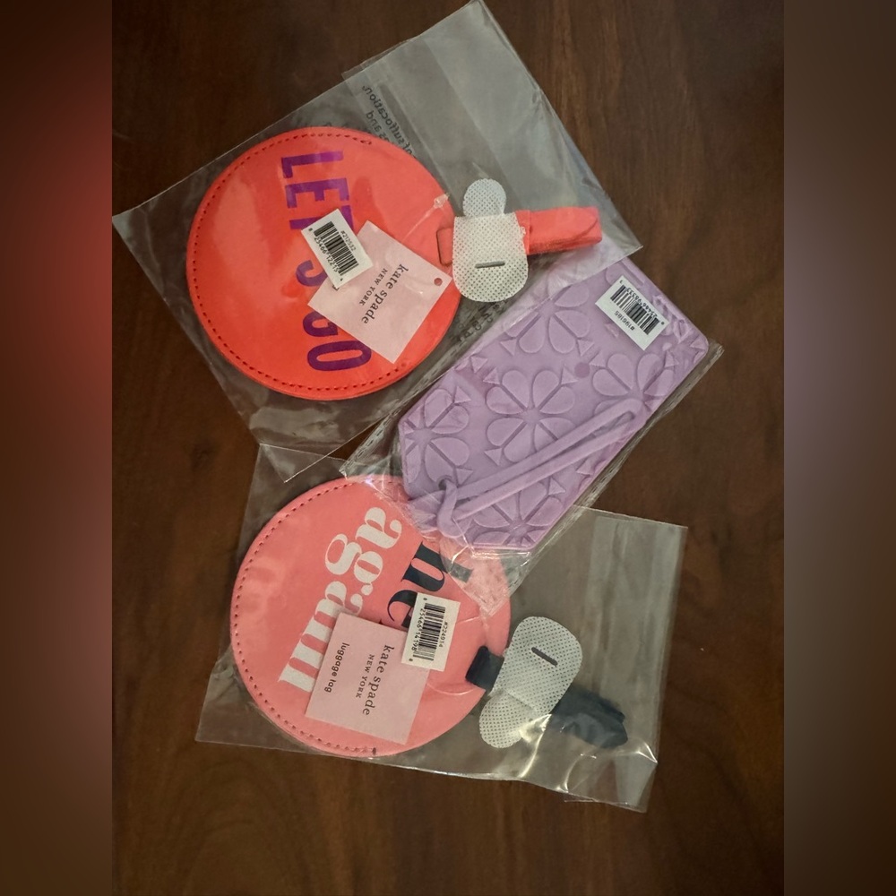 kate spade travel tags